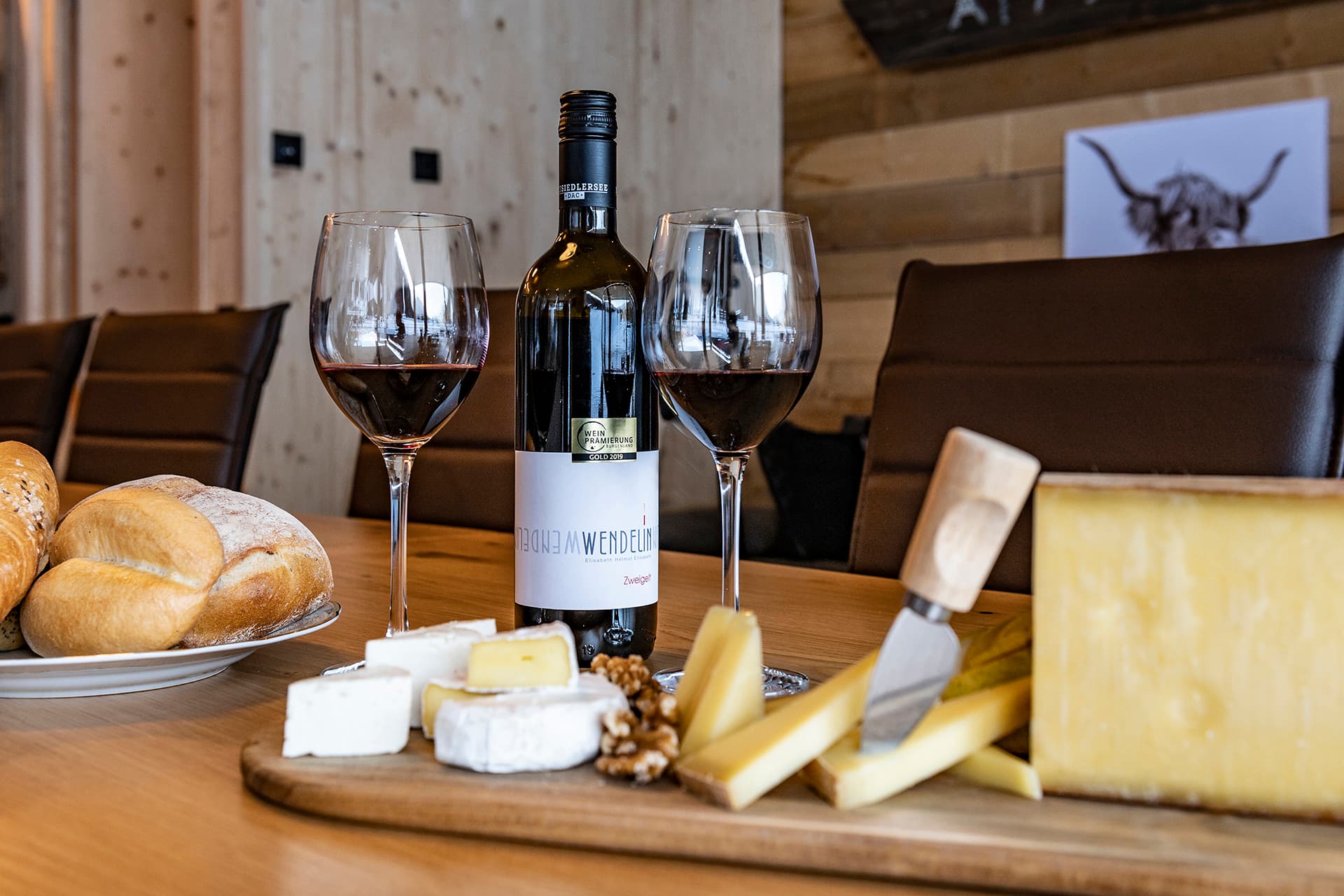 Regionale Jause im Valtellina